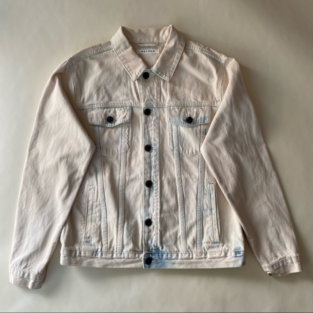 Pacsun | Bleached Jean Jacket | M/Mens